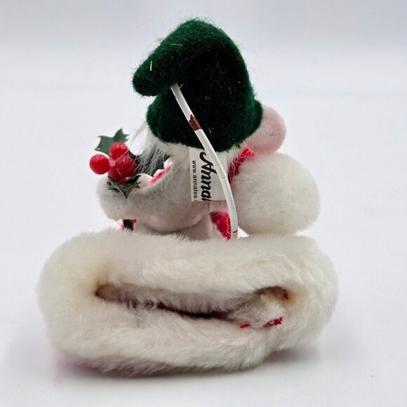 Annalee Christmas Mouse Ornament Santa Stocking Cap Hat 2007 Read - Picture 9 of 11